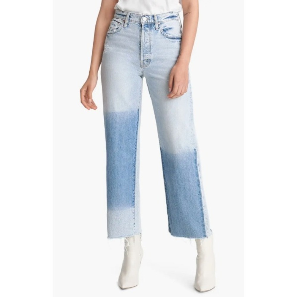 Mother Superior The Rambler Ankle Fray Jeans Win Some‎ Lose Some Blue 28 NEW